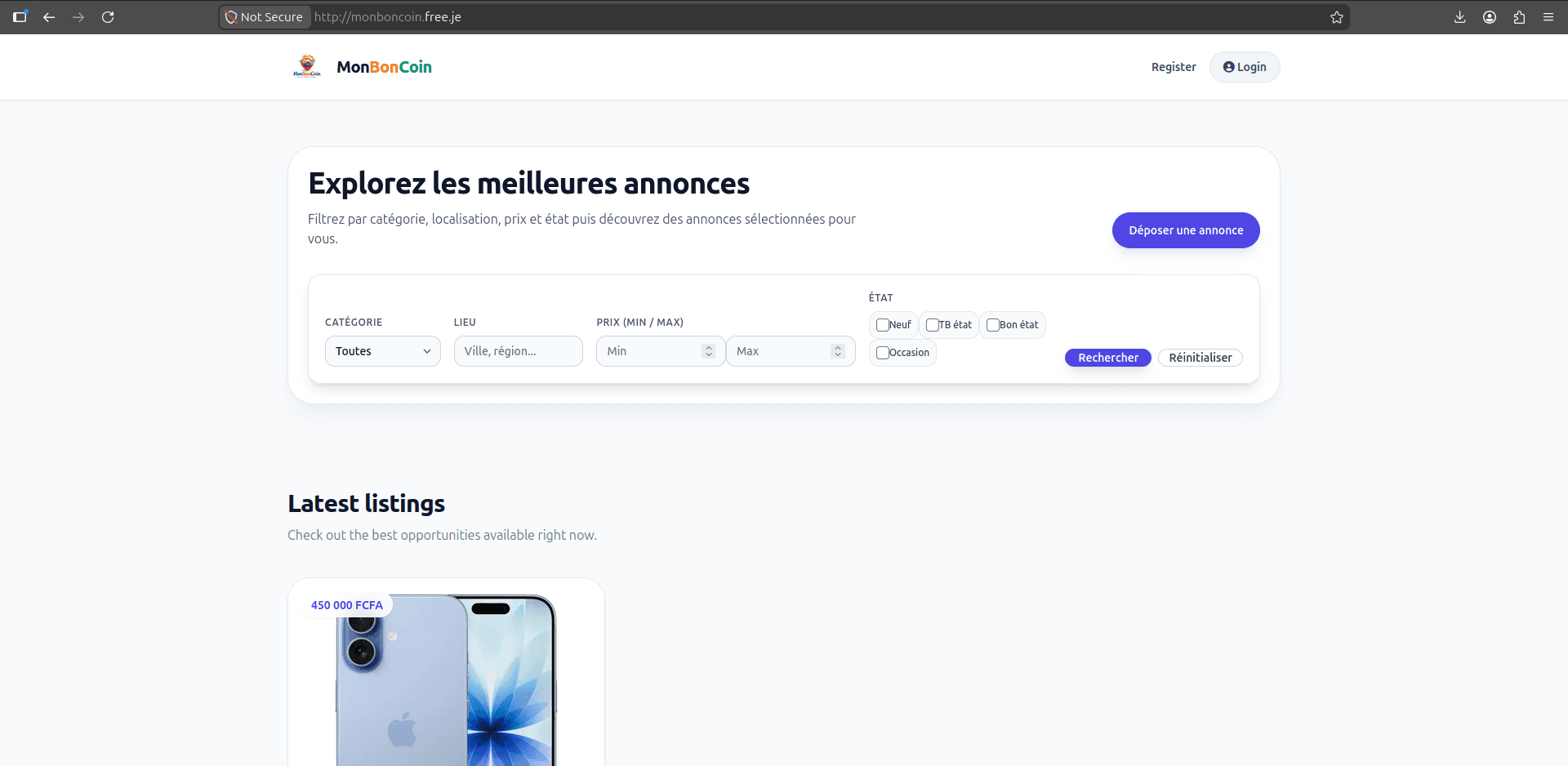 MONBONCOIN capture d'écran